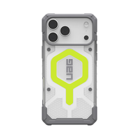 UAG 磁吸防摔 iPhone17 Pro手机壳 透明色-荧光黄 PC+TPU