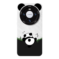 富朴适用华为mate70Pro手机壳mete60pro+熊猫m40硅胶全包50防摔 【爬爬熊猫 】硅胶软壳防摔不顶膜 华为 Mate 60 Pro