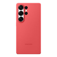 三星(SAMSUNG)Galaxy S25 Ultra 硅胶保护壳 手机套 原厂手机壳 红色