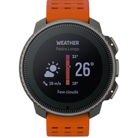 SUUNTO 颂拓 Vertical钛合金户外探险太阳能腕表户外运动手表跑步腕表 峡谷橙