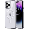 0度 适用苹果iPhone 15promax磁吸手机壳保护套iPhone15pro高清透明软壳气囊防摔全包超薄手机套 全透明-Magsafe磁吸充电 iPhone 15