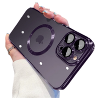  韵宁 磁吸 iPhone手机壳+镜头膜+防尘网  远峰蓝 PC