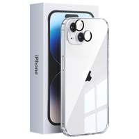  PISEN/品胜 防摔 iPhone15手机壳 镜头膜  轻薄晶透 TPU