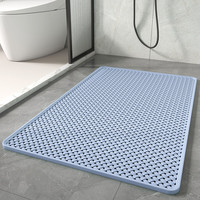 快勤 加厚编织吸盘防滑地垫 48*78cm