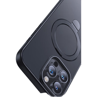 倍思支点壳 适用苹果15pro手机壳iphone15pro保护套MagSafe磁吸充电透明支架高级防摔男女款 【苹果15Pro】全透明