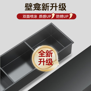 百字不锈钢壁龛 嵌入式卫生间置物架浴室隔板电视收纳壁柜 免费寄色卡/全额退款