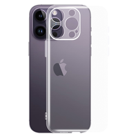 SNOWKIDS 苹果14Pro Max手机壳iPhone14Pro Max防摔超透薄保护壳保护套镜头膜护镜全包透明硅胶软TPU防尘