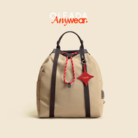 OLEADAAnyWear双肩包大容量旅行背包轻便防水运动网球包男女通用 黑色