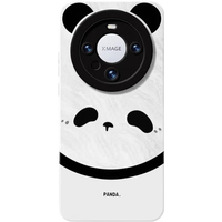 富朴适用华为mate70Pro手机壳mete60pro+熊猫m40硅胶全包50防摔 【可爱熊猫-宣白】硅胶软壳防摔不顶膜 华为 Mate 70
