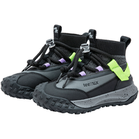 天美意童鞋冬季加绒保暖棉鞋儿童运动鞋加厚防滑短靴 曜石黑 28码