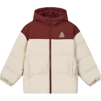 鸿星尔克（ERKE）童装男女童冬季保暖棉服儿童大小童羽绒服山月卡其130