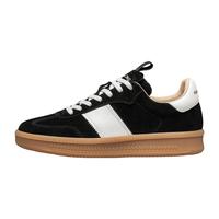 康龙运动鞋休闲板鞋德训鞋男女经典复古百搭透气跑鞋同款 黑白（黑色） 35