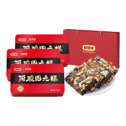 好想你 阿胶固元糕礼盒营养零食核桃芝麻糕中秋节长辈红枣中秋节日礼盒 阿胶固元糕礼盒180g*3盒