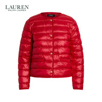 RALPH LAUREN LAUREN RALPH LAUREN 拉夫劳伦 女装 26年早春绗缝圆领短款羽绒夹克RL62890 600-红色 XS