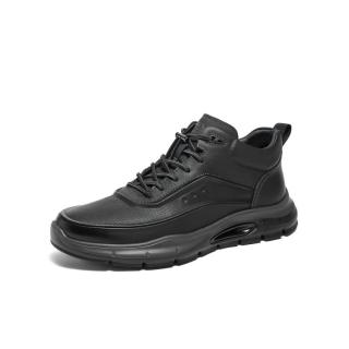 百丽 男士高帮休闲健步鞋 商场同款厚底商务运动鞋