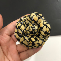 无品牌 小香花呢布饰品包包花胸花 6.6cm