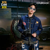 Lee/李 101J西部牛仔夹克 深蓝色 2XL