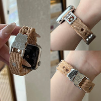 智想 可爱小熊适用vivo watch gt表带IQOO gt毛绒单钉秋冬vivo watch5