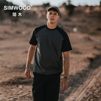 Simwood 男士插肩短袖T恤 SN120089 240g棉sorona凉感
