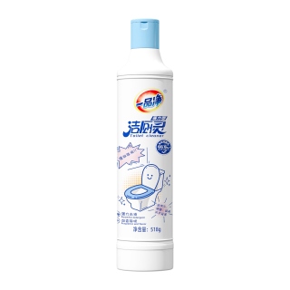 一品净 强力型洁厕灵518g 森林清香除垢去黄除菌 厕所马桶清洁家用洁厕液