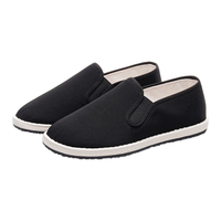 恒源祥老北京布鞋男正品2025新款夏季千层底防滑透气软底布鞋 黑色