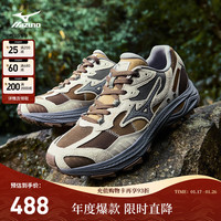 美津浓 25年山系复古轻野鞋缓震防滑跑步鞋RACER ADV