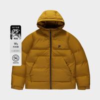 FILA FUSION斐乐潮牌情侣羽绒服2025年冬季防风保暖连帽外套