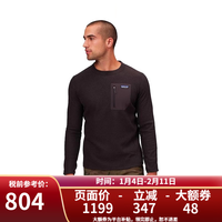 Patagonia 男R1 Air Crew速干休闲抓绒衣保暖长袖40235 BLK-黑色 L