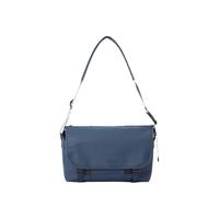 NAUTICA诺帝卡斜挎单肩包大容量多功能百搭时尚男士休闲旅行通勤邮差背包 蓝色