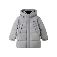 new balance nb童装儿童男女立领连帽中长款羽绒服外套ND7PF4Z163