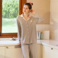 TEENIE WEENIE 小熊情侣款睡衣 男女款莫代尔长袖家居服套装