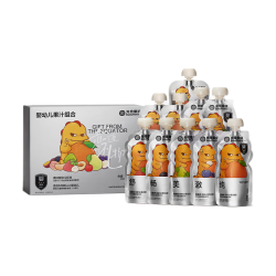 光合星球 Babycare黑标果汁一周营养果汁礼盒全口味组合婴儿果汁  组合装 1020