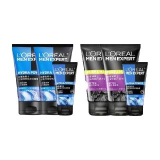 [618]巴黎欧莱雅 L'OREAL PARIS专用洗面奶水能保湿炭爽控油抗黑头洁面乳