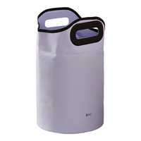 初心泡脚桶保温过小腿家用足浴桶便携式可折叠泡脚桶深桶轻养生礼盒 SAP温感式折叠足浴桶(浪漫紫)