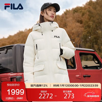 FILA 女士长款羽绒服