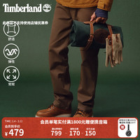 Timberland 男装直筒长裤秋冬休闲商务通勤|A5M4X A5M4XBK0/巧克力色 33