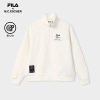 FILA 官方女子套头卫衣2025冬新款时尚休闲宽松长袖上衣