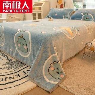 南极人法兰绒床单25双面加绒冬季家用卧室珊瑚绒床单保暖被单