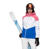 HALTI哈尔迪SKI系列女款保暖防风防水耐磨单双板滑雪服HSJBS28019S 亮白色