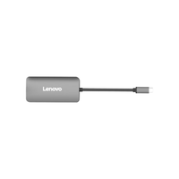  Lenovo/联想 六合一 笔记本扩展坞 USB3.0扩展器 RJ45千兆网口 HDMI接口 Type-C