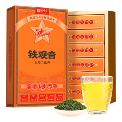 传奇会 乌龙茶 五星匠心安溪铁观音清香型特级500g 轻火礼盒装茶叶自己喝