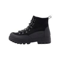 native秋冬逃离城市系列户外马丁靴帆布靴女英伦风厚底时尚休闲鞋 黑色|黑色 39