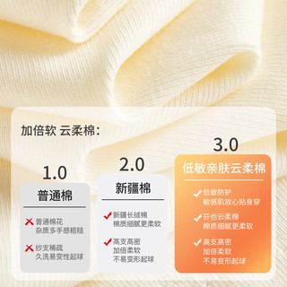 芬也（FENYE）秋衣秋裤纯棉家居服保暖内衣套装秋冬睡衣月子睡衣打底哺乳衣 烟紫色-单上衣 XL【130-150斤】