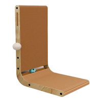 瓜洲牧L型猫抓板立式耐磨不掉屑猫窝一体耐抓大号瓦楞纸猫爪板猫咪玩具 L型猫抓板大号【多面磨抓】