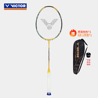 威克多（VICTOR）羽毛球拍合金碳纤维乔纳坦选用黄金利爪 TK-F C Ultra X丰饶金4U