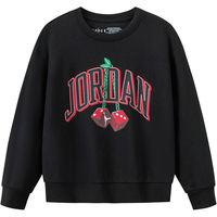 NIKE JORDAN 耐克AJ男童加绒卫衣2025冬季新款柔软舒适儿童衣服