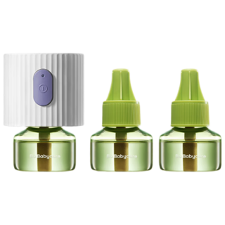 88VIP：babycare 100%植萃无味 电蚊香液+灭蚊器  2液+1