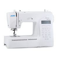 JUKI重机90H家用电子台式多功能缝纫机197线迹吃厚薄锁边 带扩展板