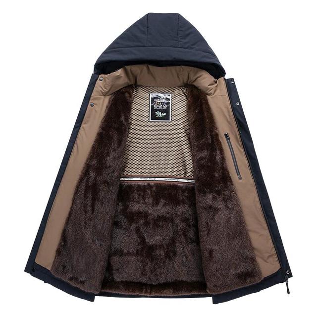 PLUS会员：罗蒙 男士加厚保暖羽绒服 雪貂绒内里 90白鸭绒