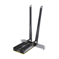 gxlinkstar PCI-E无线网卡电竞游戏Killer1675x WiFi6代三频千兆5400M升级蓝牙5.4台式机电脑WiFi接收器 Killer原装台式机